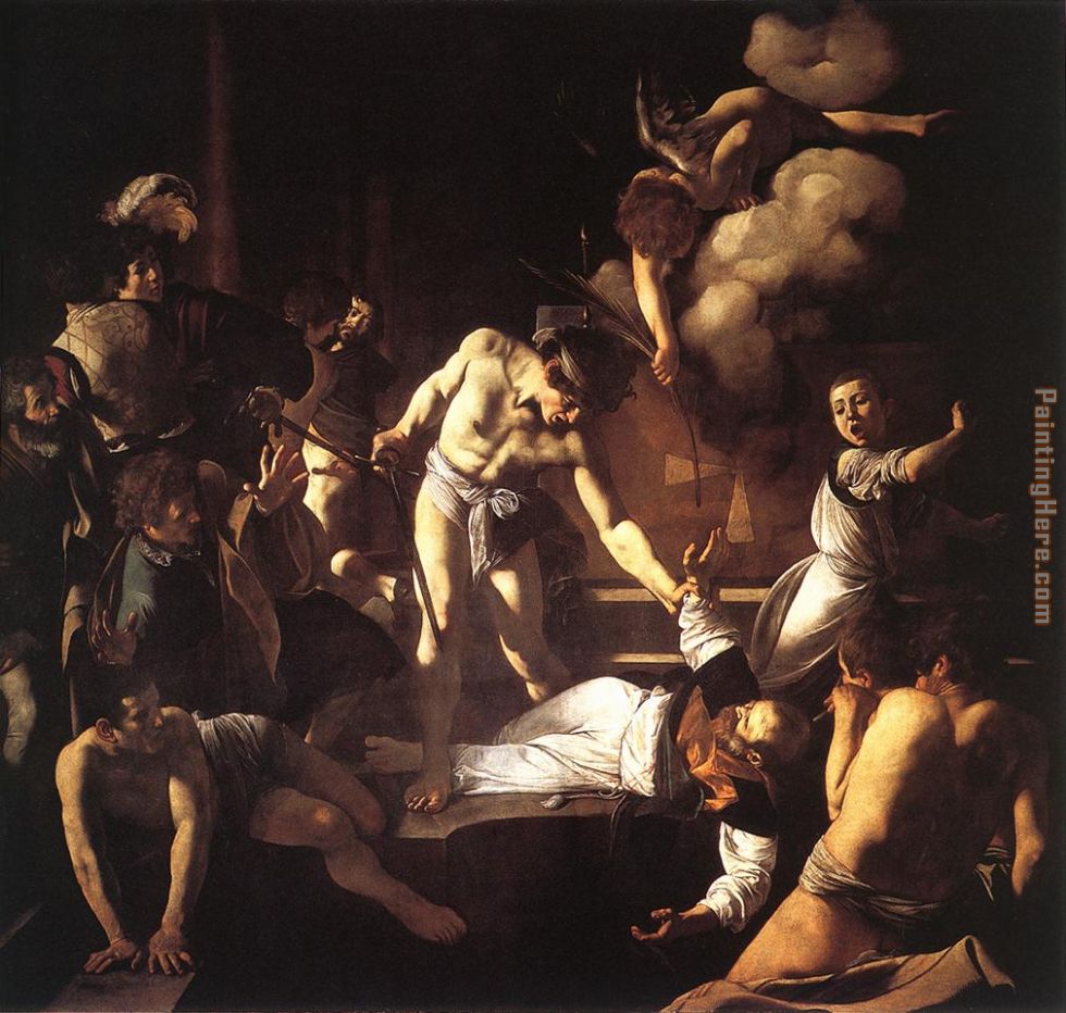 The Martyrdom of St. Matthew painting - Caravaggio The Martyrdom of St. Matthew art painting